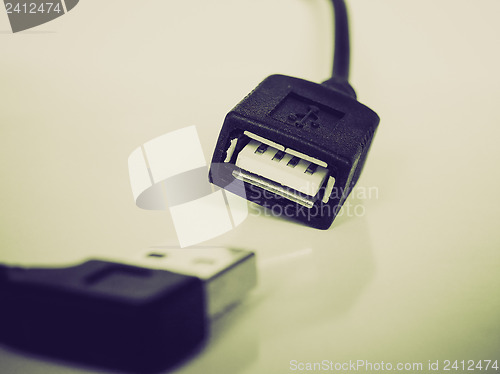 Image of Retro look USB picture