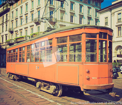 Image of Vintage tram, Milan