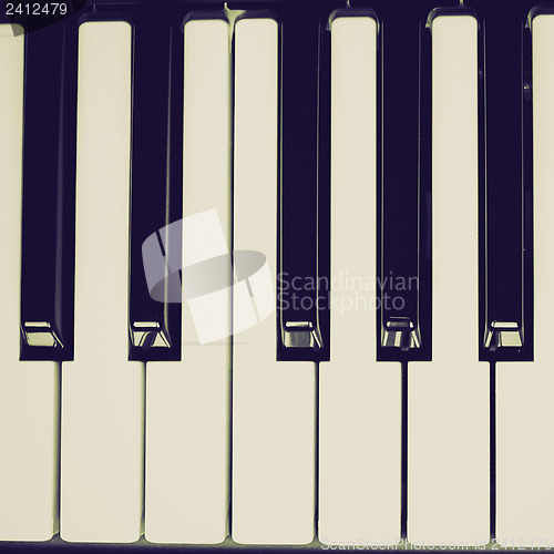 Image of Retro look Music keyboard