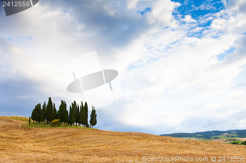 Image of Tuscany before the storm