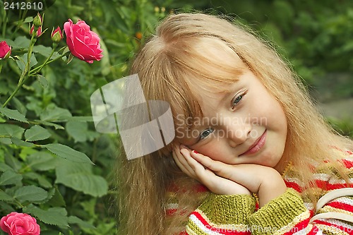 Image of Little girl in the park