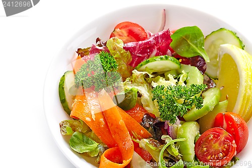 Image of fresh vegetable salad