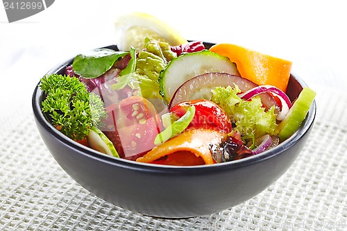 Image of fresh vegetable salad