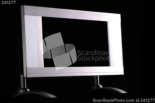 Image of silver plasma tv