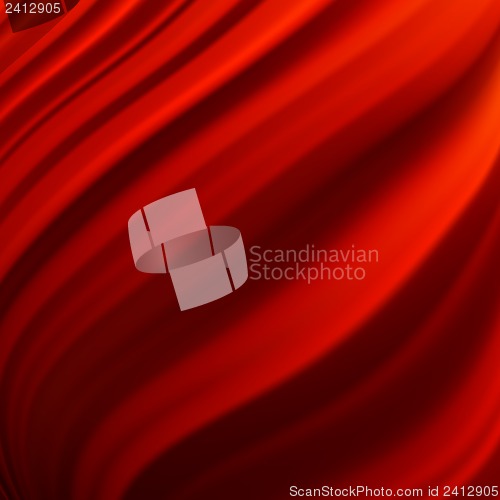 Image of Red smooth twist light lines. EPS 10