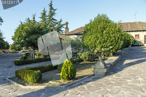 Image of abbey  monastery in Canas,La Rioja