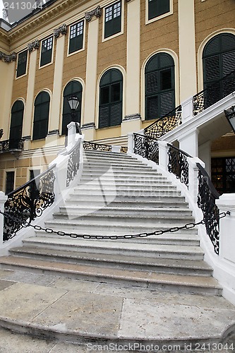 Image of Stairs, Schonbrunn, Vienna.
