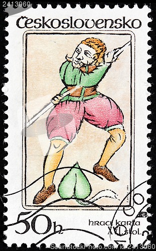 Image of Jack of Hearts Stamp