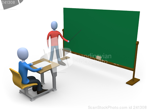 Image of Teacher in Classroom