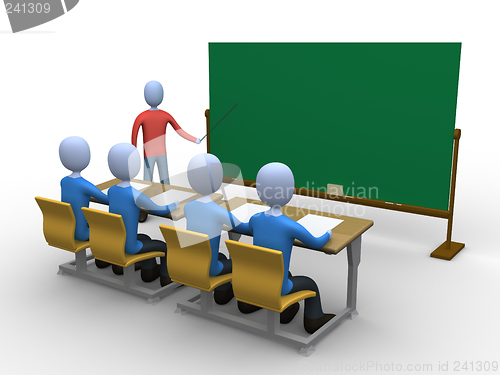 Image of Teacher in Classroom