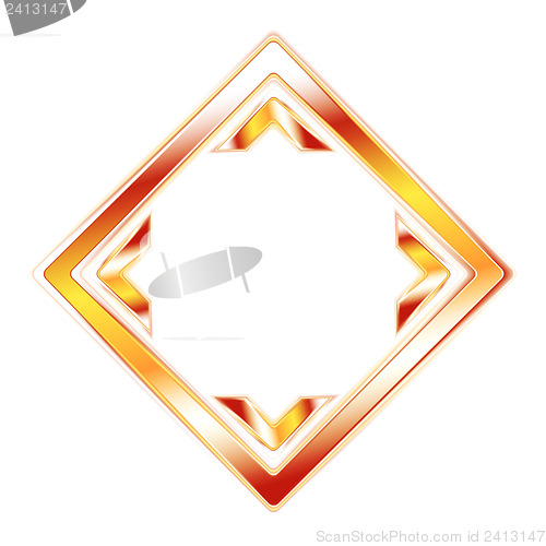 Image of Vector modern orange shape