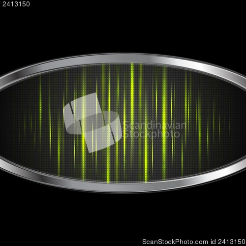 Image of Shiny light green vector stripes