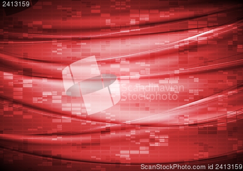 Image of Bright hi-tech vector background