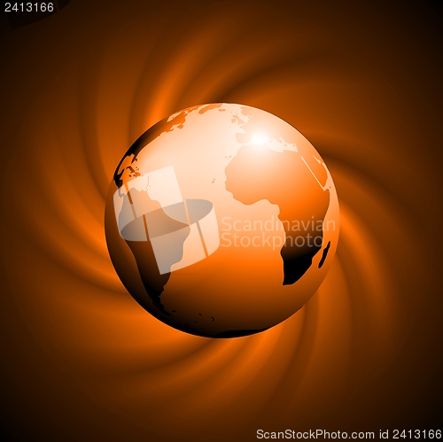 Image of Dark abstract tech design