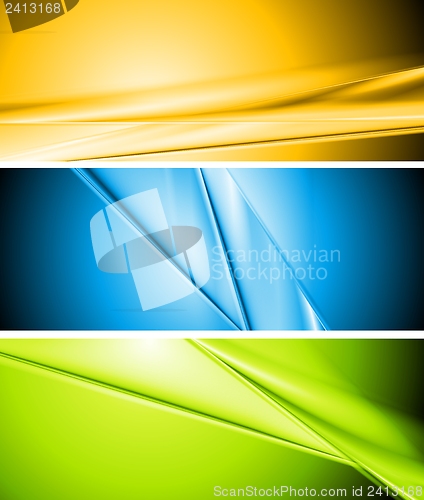 Image of Colourful abstract vector banners