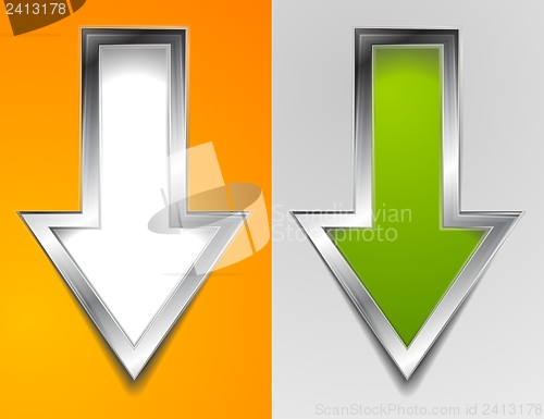 Image of Vector elegant arrosw