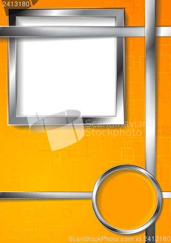 Image of Bright technology vector background