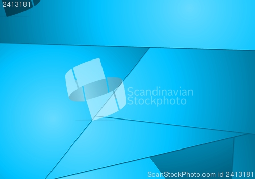 Image of Bright blue vector design