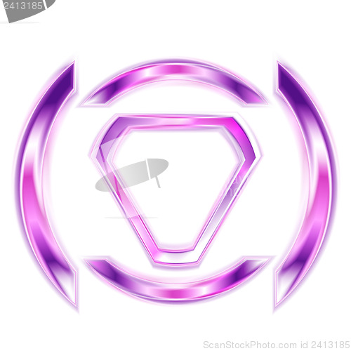 Image of Vector purple elegant shape