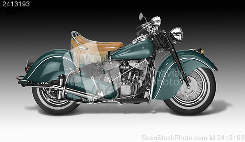 Image of vintage motorcycle