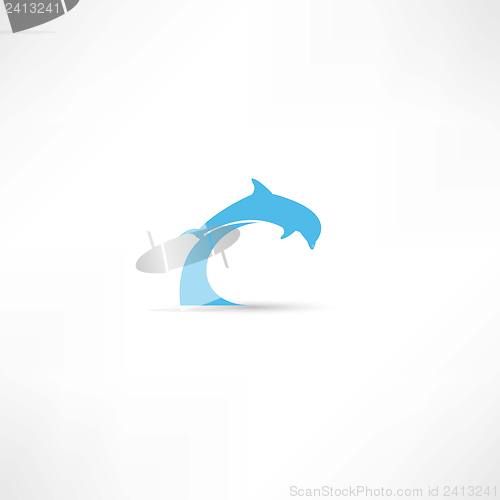 Image of dolphins icon