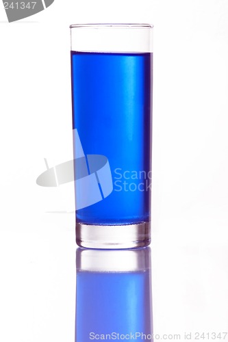 Image of blue glass