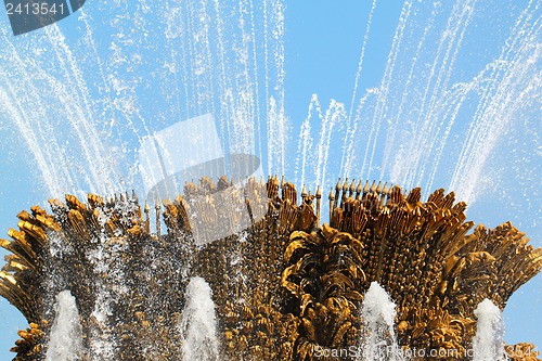 Image of Beautiful fountain in Moscow at ENEA