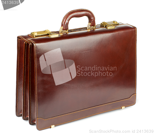 Image of Brown Briefcase