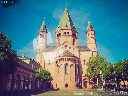 Image of Retro look Mainz Cathedral