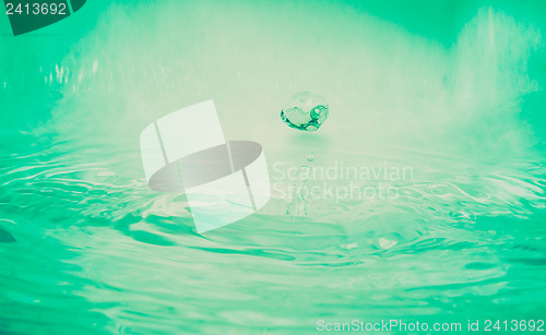 Image of Retro look Water drop