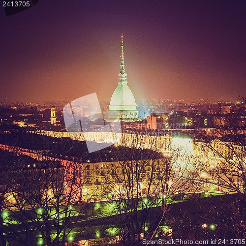 Image of Retro look Turin view