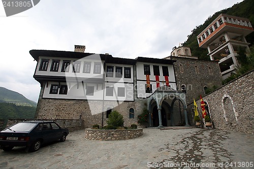 Image of St. John the Baptist (Sv. Jovan Bigorski) Monastery near Ohrid, Macedonia.