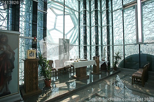 Image of Chapel in memorial house of Mother Teresa in Skopje, Macedonia