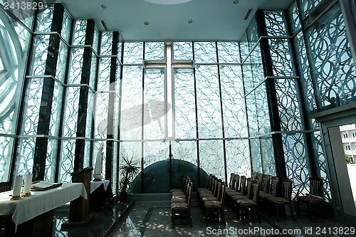 Image of Chapel in memorial house of Mother Teresa in Skopje, Macedonia