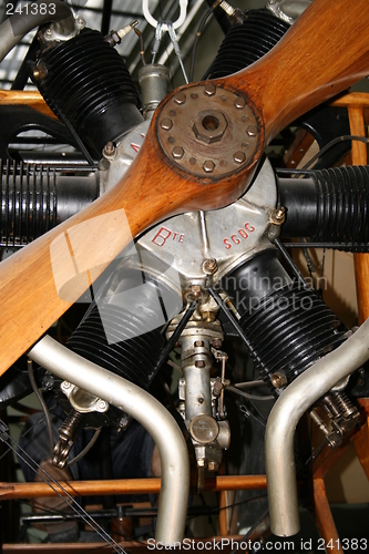 Image of Vintage Aircraft Engine