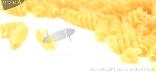 Image of raw pasta