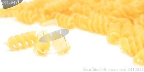 Image of raw pasta