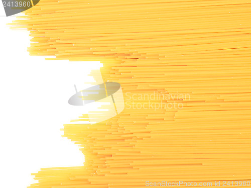 Image of raw spaghetti