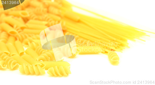 Image of raw pasta