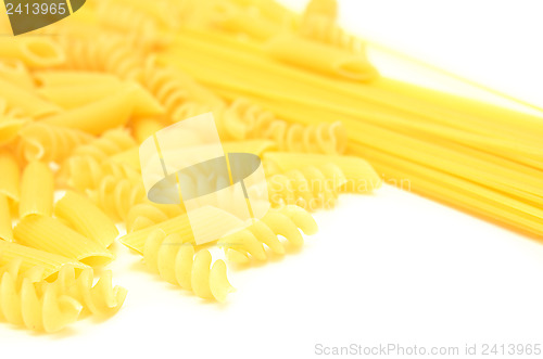 Image of raw pasta