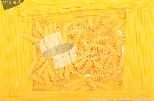Image of raw pasta