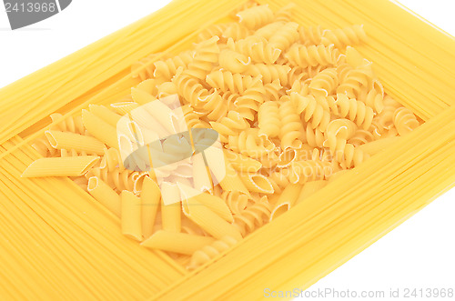 Image of raw pasta