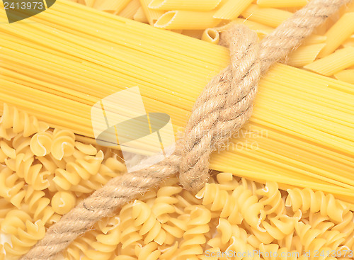 Image of raw pasta