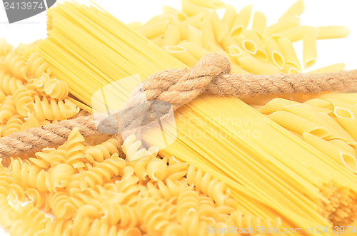 Image of raw pasta