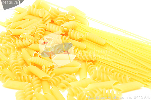 Image of raw pasta