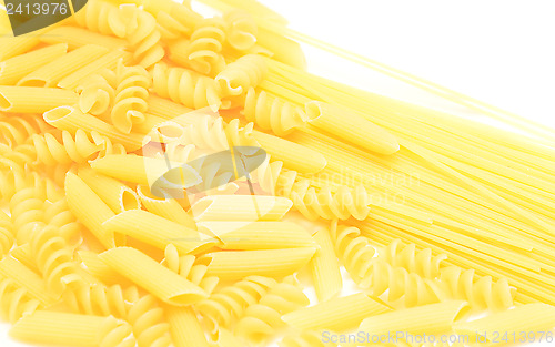 Image of raw pasta