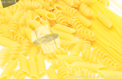 Image of raw pasta