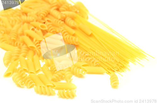 Image of raw pasta