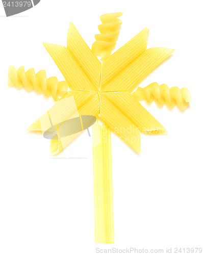 Image of raw pasta
