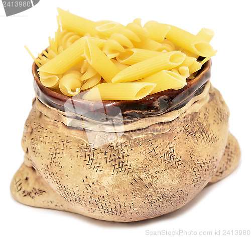 Image of raw pasta
